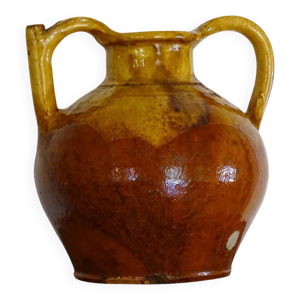 Pichet ou orjol ancien - jaune