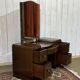 Art Deco English hairdresser in walnut from the 1930s.