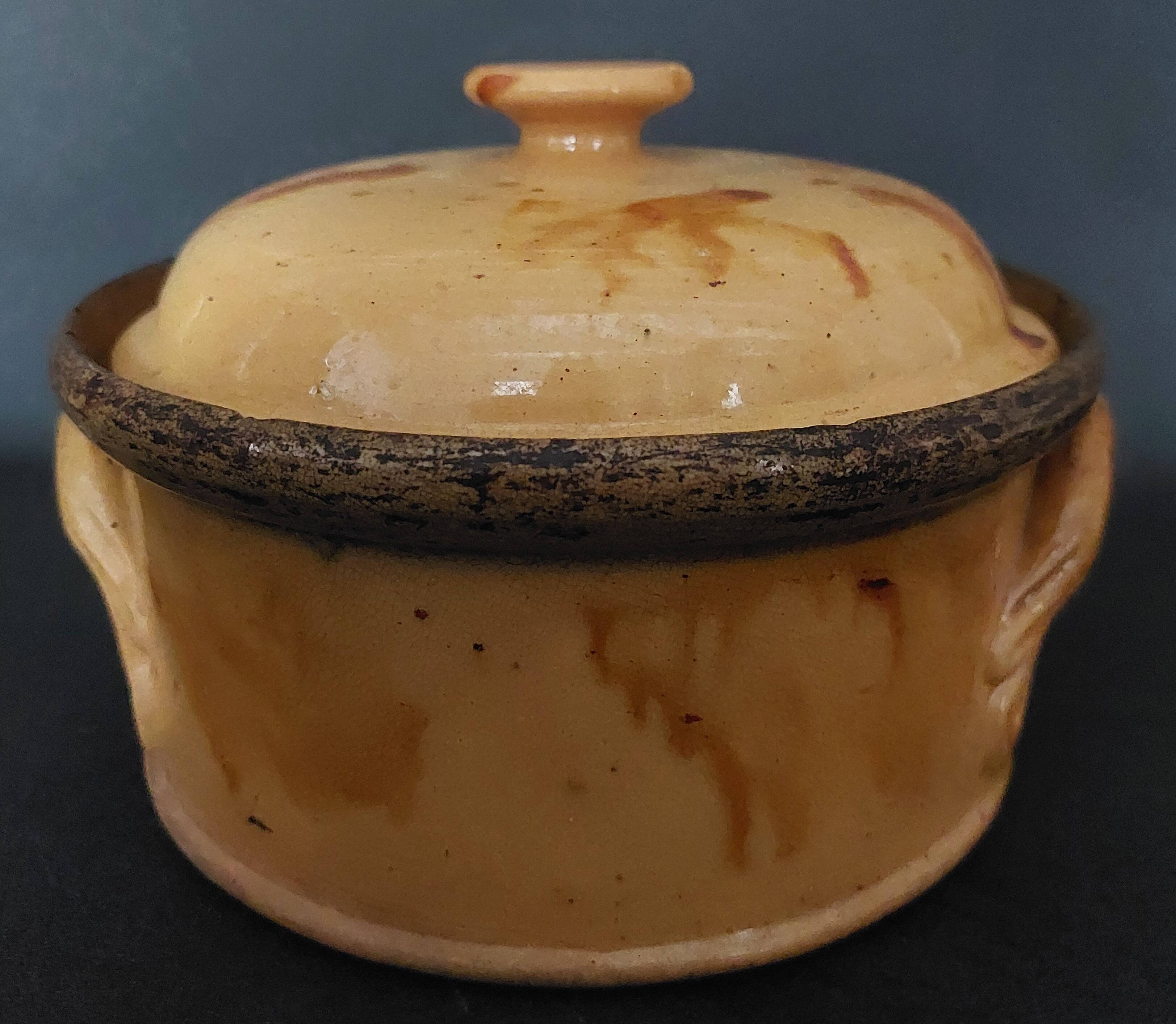 Glazed terracotta terrine from Provence, early 20th century