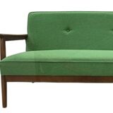 Vintage 3 seater fabric sofa