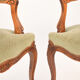 4 fauteuils de style louis xv