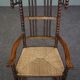 Rocking chair Antique Arts and Crafts Bobbin, English, 19th century