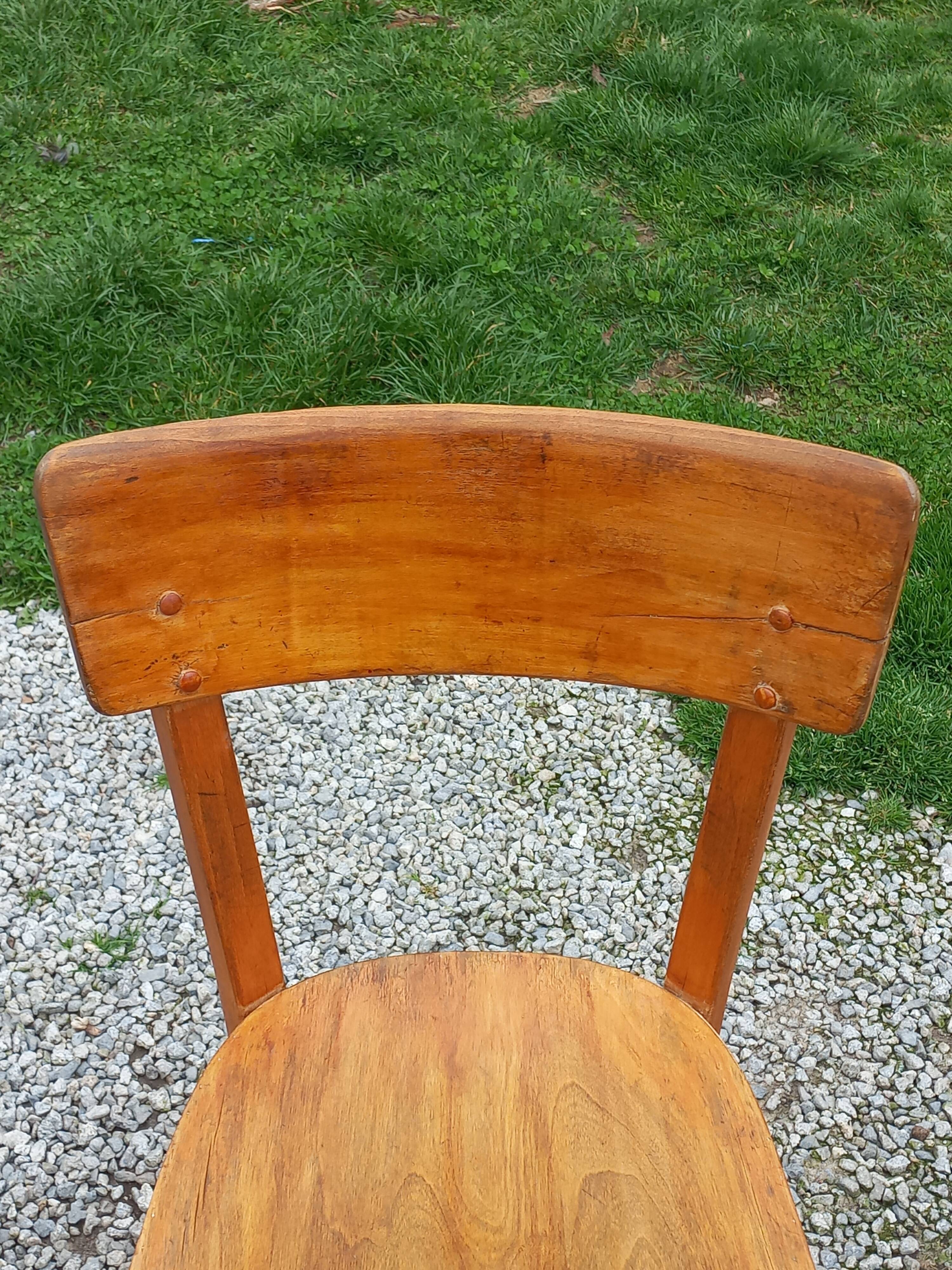 Set of 6 1950s bistro chairs