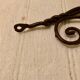 Twisted Wrought Iron Coat Hooks