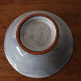 Blue ceramic salad bowl the Dieulefit caves