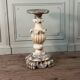 Socle en albâtre sculpté, Italie vers 1880