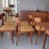 Table and chairs by designer Johannes Andersen Denmark