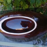 Fruit cup vintage 50s ceramic glazed style brutalist decoration butterflies