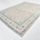 12x15 Soft Beige & Blue Classic Vintage Persian Rug, 274x397 Cm