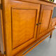 Vintage French modernist sideboard in oak, 1950s design.