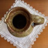 Pyrite stoneware pitcher - vintage
