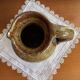 Pyrite stoneware pitcher - vintage