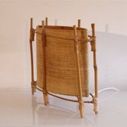 Vintage rattan lamp 1950