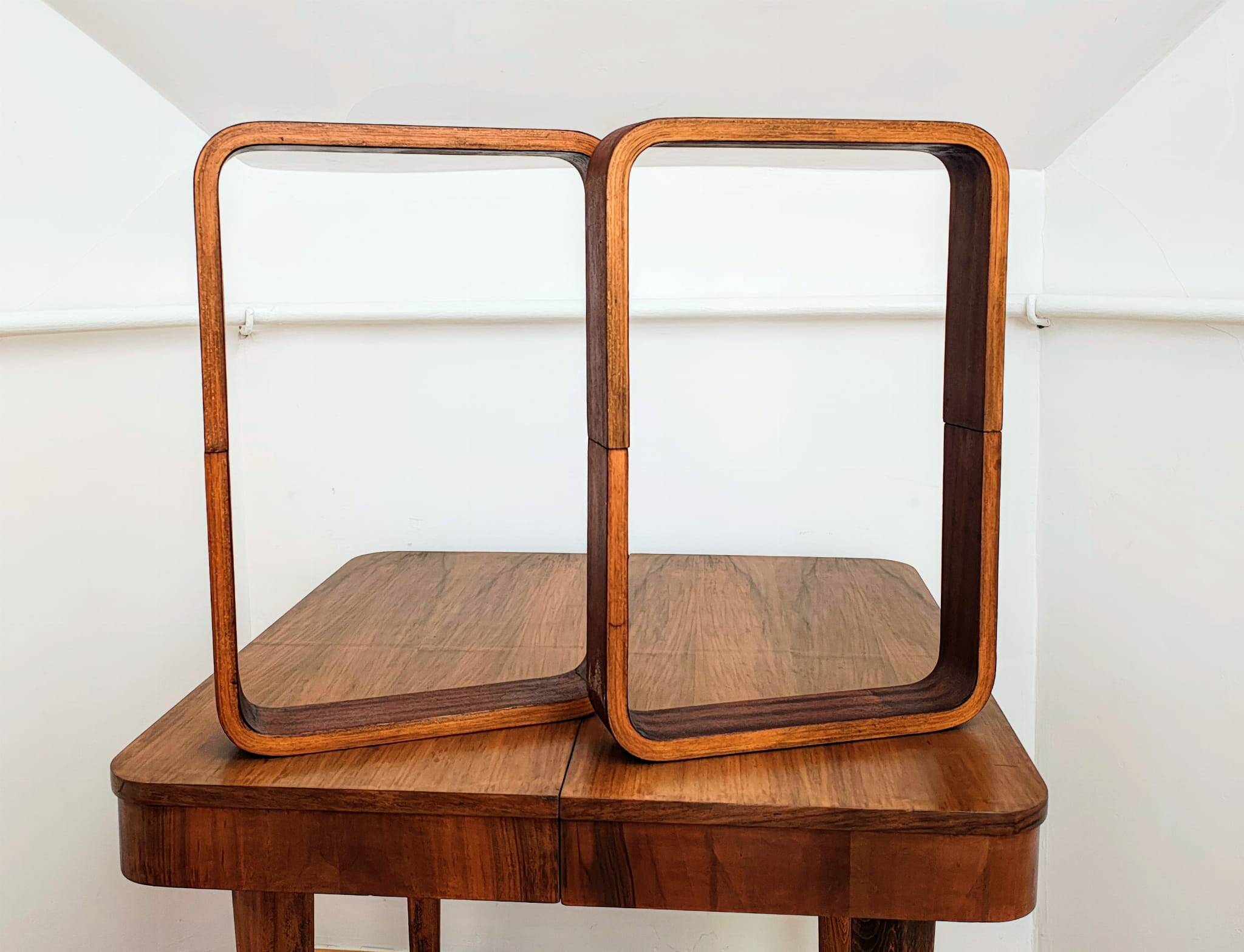 Czech Decorative Shelves attributed to Ludvik Volak for Drevopodnik Holesov