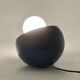 Vintage Blue Ceramic Lamp from Italy, 1970s