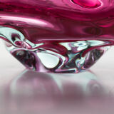 Josef Hospodka for Chribska - Bohemian glass 60s - ash tree - pocket empty