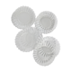 8 Marguerite Duralex glass dessert plates
