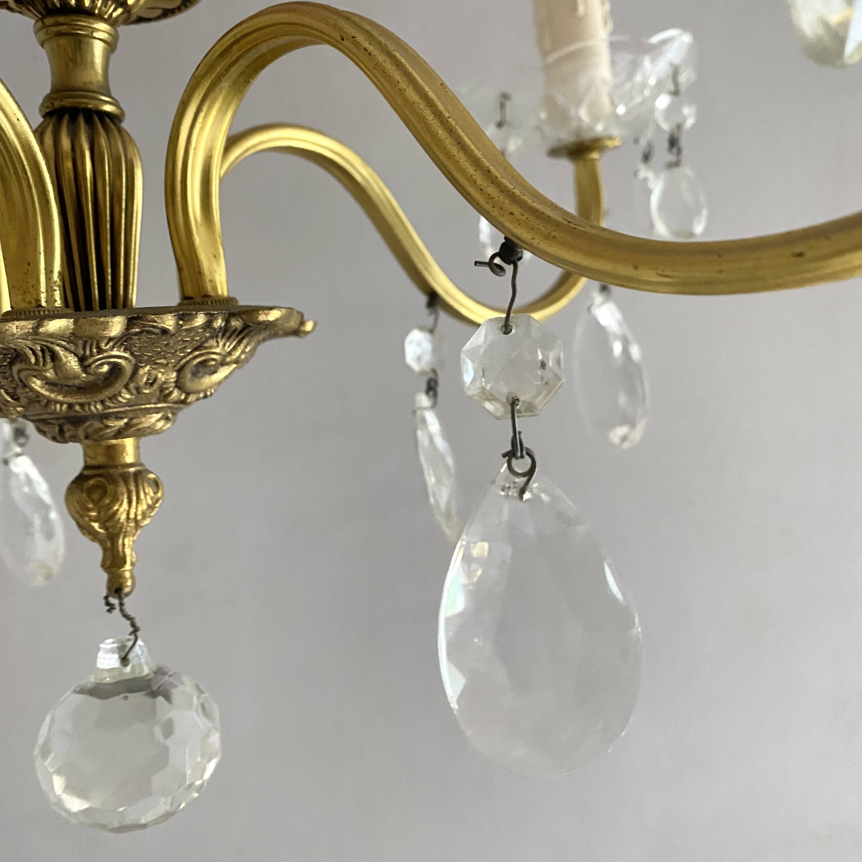 5-light tassel chandelier