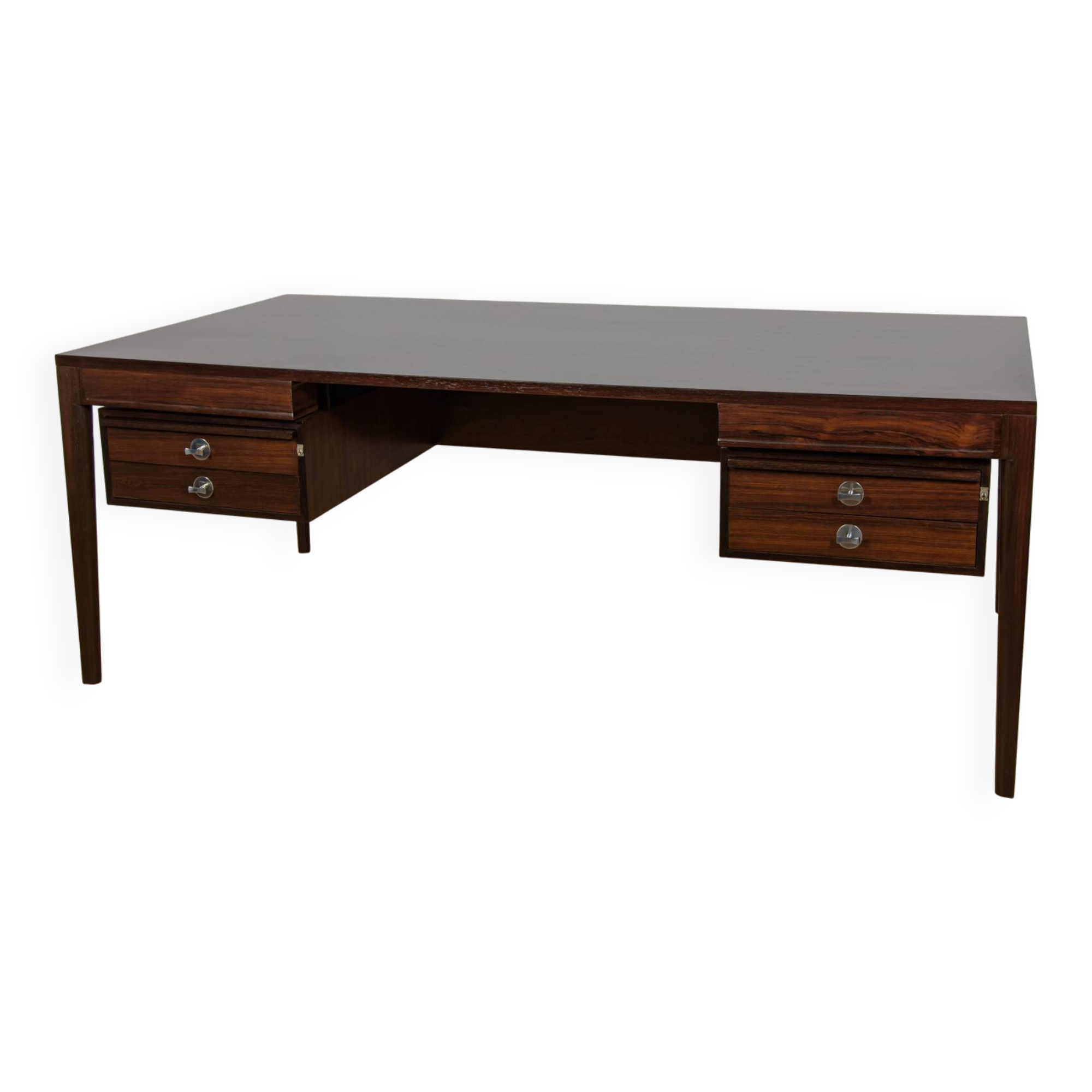 Mid-Century Rosewood Freestanding Desk FD 951 Model Diplomat.