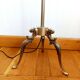 Tripod floor lamp brass circa 1950
