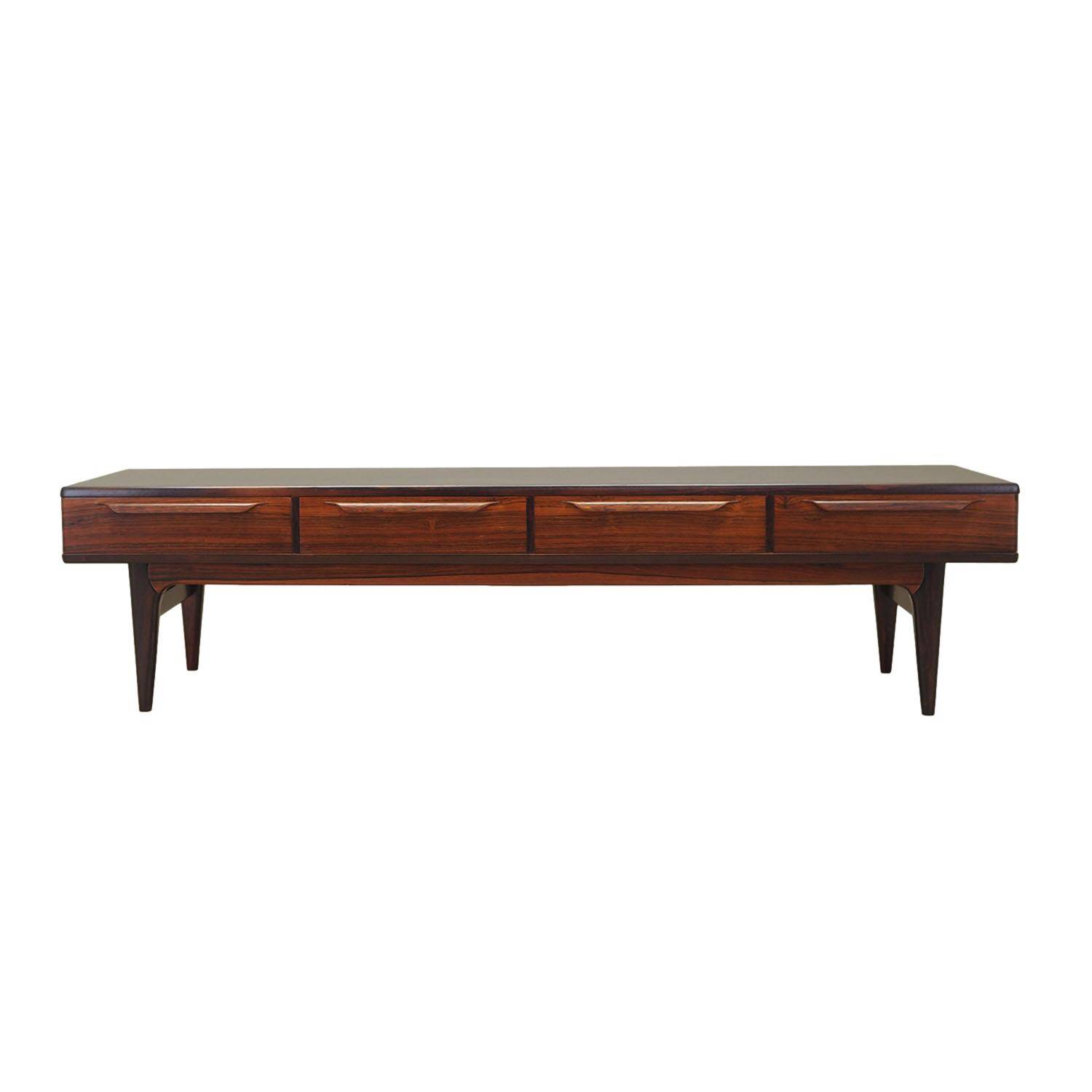 Rosewood lowboard, Danish design, 1970s, production: Denmark