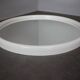 Mid-Century APPL Mirror Round White Mirror, Germany, 1960s