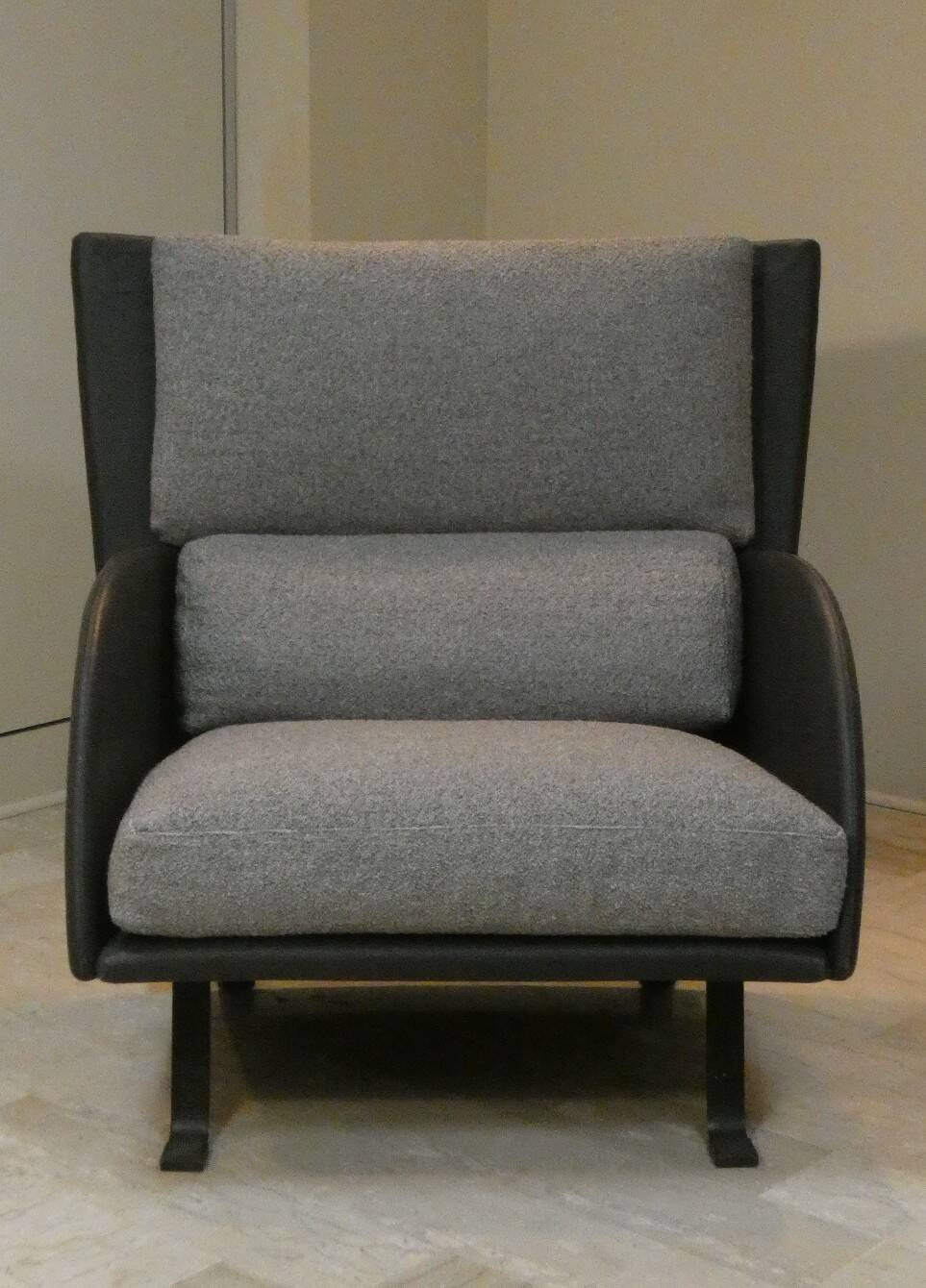 Postmodern armchair attributed to Paolo Nava for Flexform, Italy 1985.