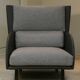Postmodern armchair attributed to Paolo Nava for Flexform, Italy 1985.