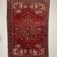 Antique Heriz Rug 335x235 cm Wool Oriental Hand Made Carpet Red, Brown, Blue