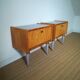 A pair of bedsides