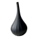 Vase Drops 23 cm Salviati 2007 Black Matte Signed