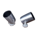 Rotaflex brushed metal spot pair