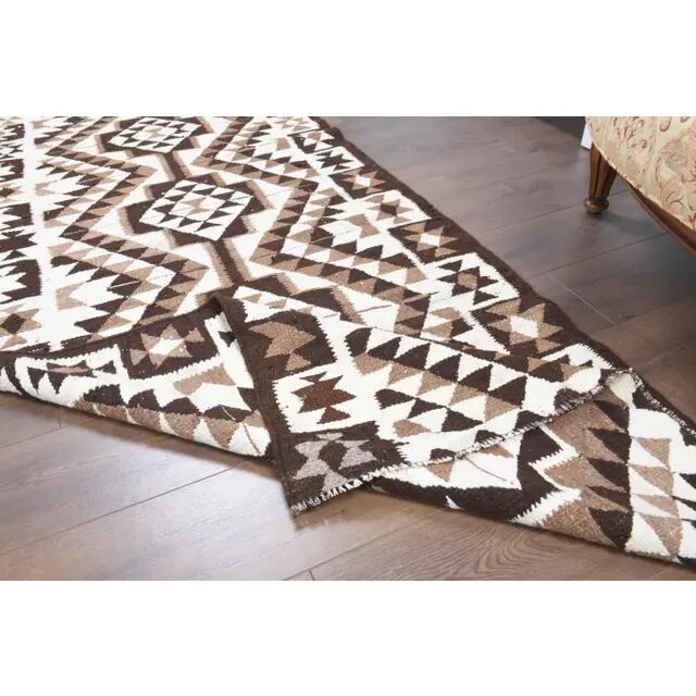 Vintage Turkish Oushak Handmade Wool Cotton White Runner Rug 100x334
