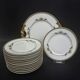 Bernardaud Limoges porcelain dessert service with dish and 12 plates