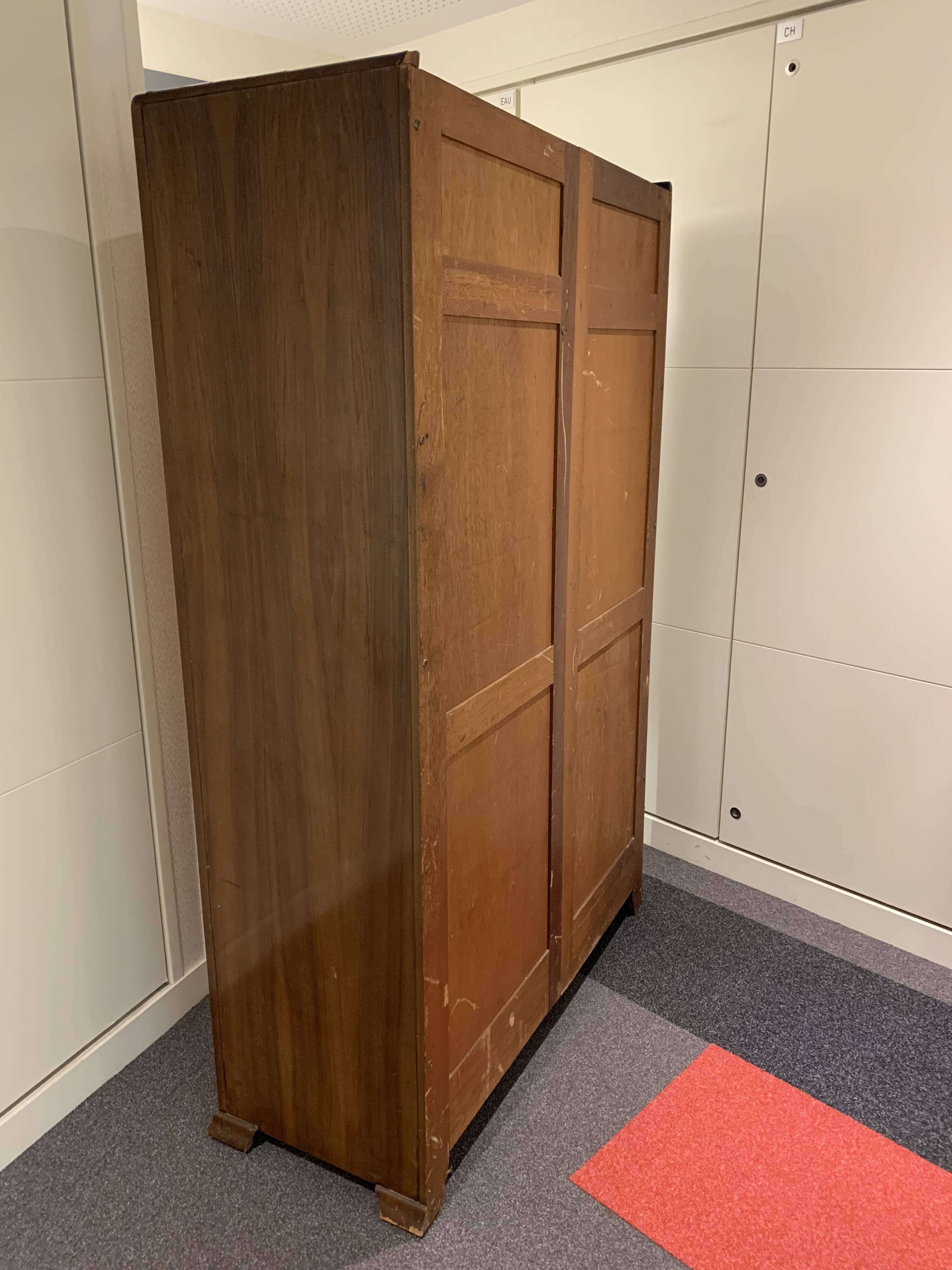 English Art Deco wardrobe