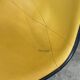Fibreglass chair skai vinyl DSR Eiffel yellow Eames Herman Miller