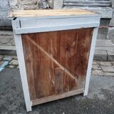 Parisian buffet wasi sabi patina greige