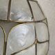 Suspension mother-of-pearl and brass diam 25 cm