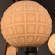Mid-Century wood chandelier /dřevo Humpolec, 1970's.
