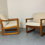 Mid-Century Scandinavian design Lounge Chair in Teak from CFC Silkebo