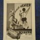 Chocolate paper advertisement Meunier Rialta with milk children from revised 1931