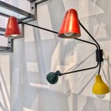 Robert Mathieu 4-arm wall lamp