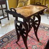 Table d'appoint marqueterie art nouveau Emile Gallé