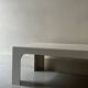 Prisunic coffee table in off-white fibreglass, 1970s design.
