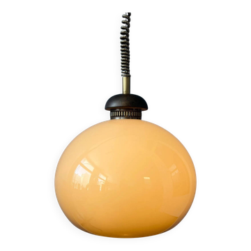 Vintage space age mushroom pendant lamp