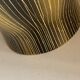 Saint Clément ceramic vase from the 50s, black and yellow