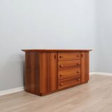 1970s Italian design brutalist-modernist geometric sideboard