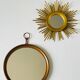 Duo of Vintage Golden SUN MIRRORS