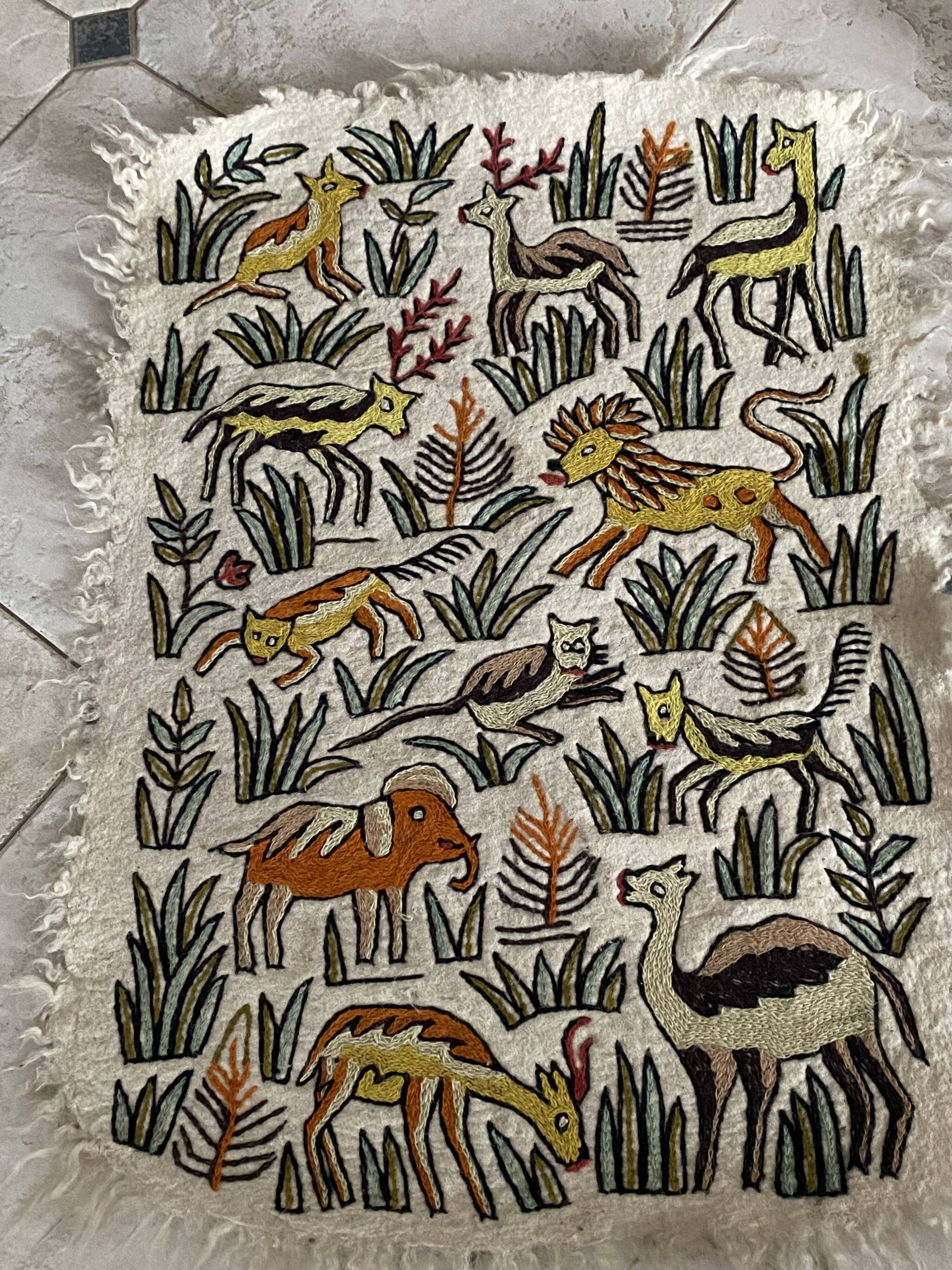 Tapis cachemire inde