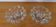 2 vintage crystal candle holders from Reims, France